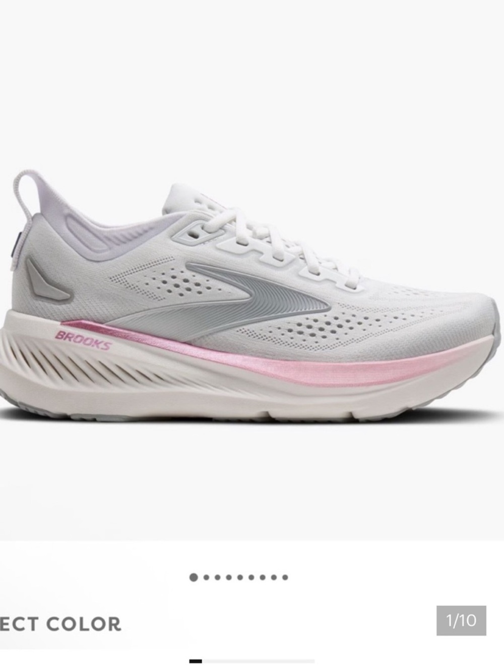 Brooks Glycerin 23 running
Shoes Walking White Pink Women’s size 5.5